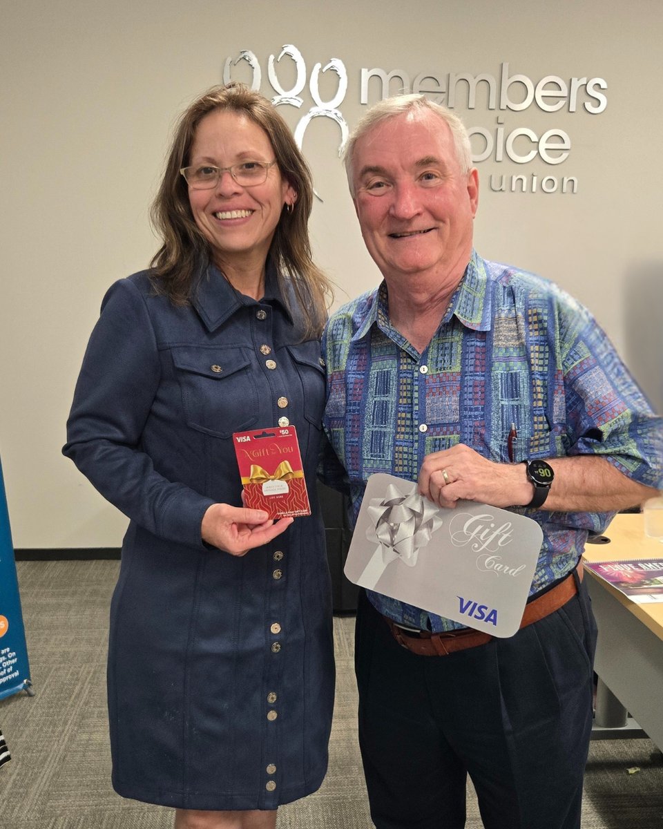One of our lucky winners from the 2025 Annual Meeting