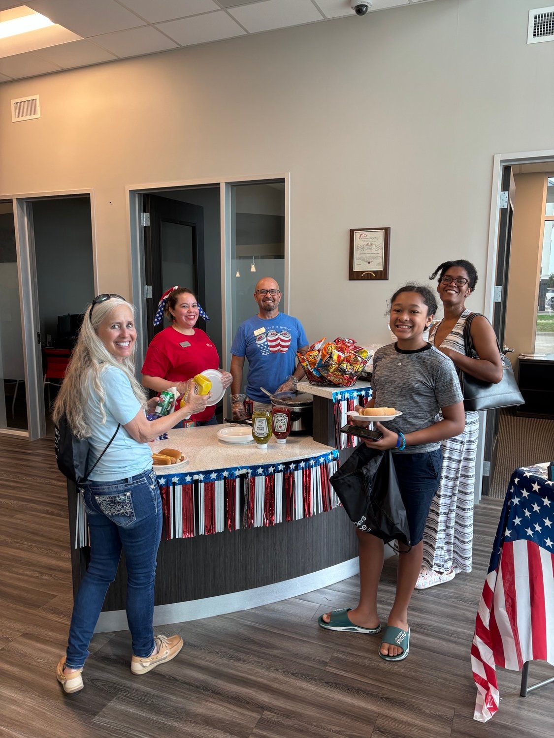 Our CEO, Luke Billeri, at our Grand Parkway Branch celebrating our members