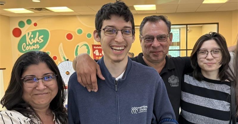 Our member advocate, had a special surprise when his very own family join in on our celebration.